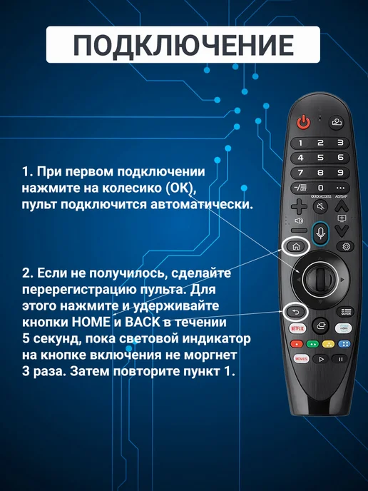 Фото товара 25547, пульт указка mr20ga голосовой для телевизора lg